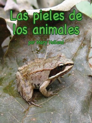 cover image of Las pieles de los animales (Animal Skins)